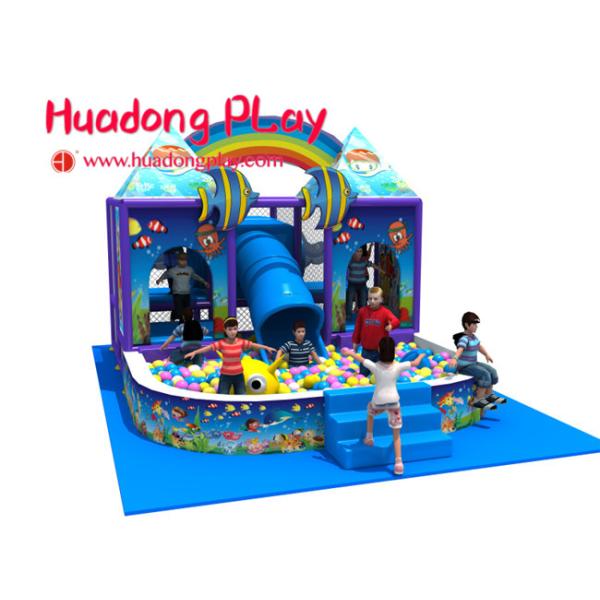 Ocean Series Indoor Play Equipment , Indoor Play Area Equipment Astm Standard