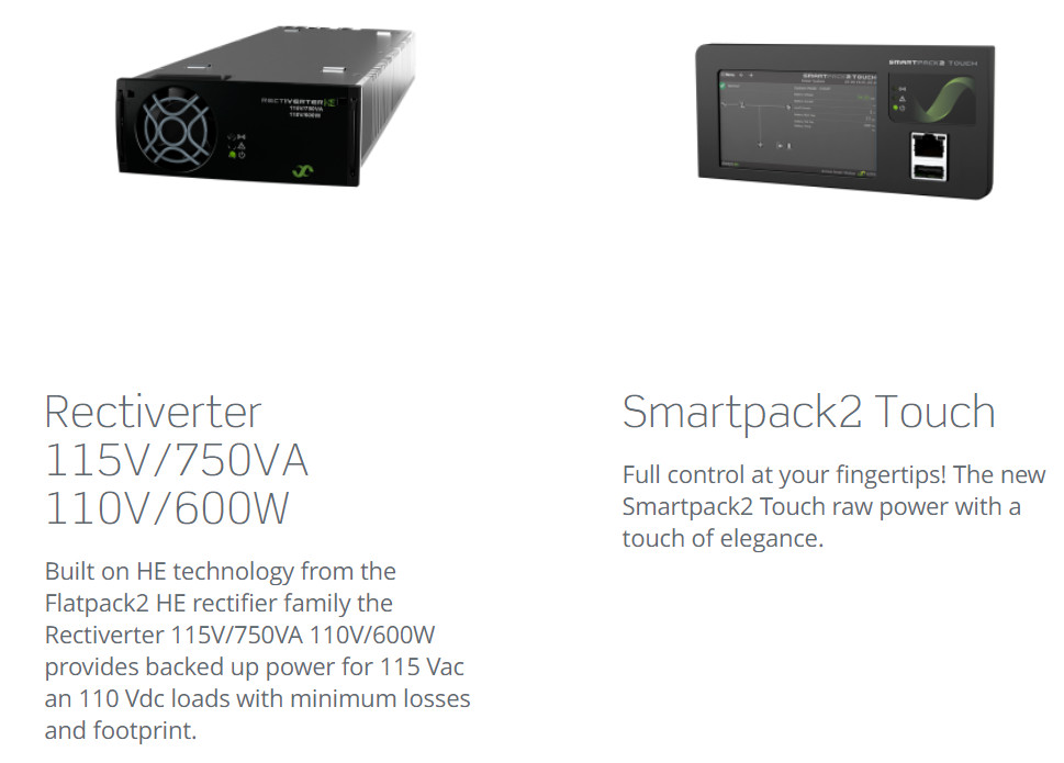 Rectiverter Power Core 110 VDC 18 kVA 1ph or 3ph Up to 18Kva AC & 14.4kw 110Vdc output