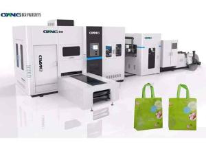 China England Trio Motion Controller Non Woven Box Bag Making Machine 380V 50Hz 3 Phase wholesale