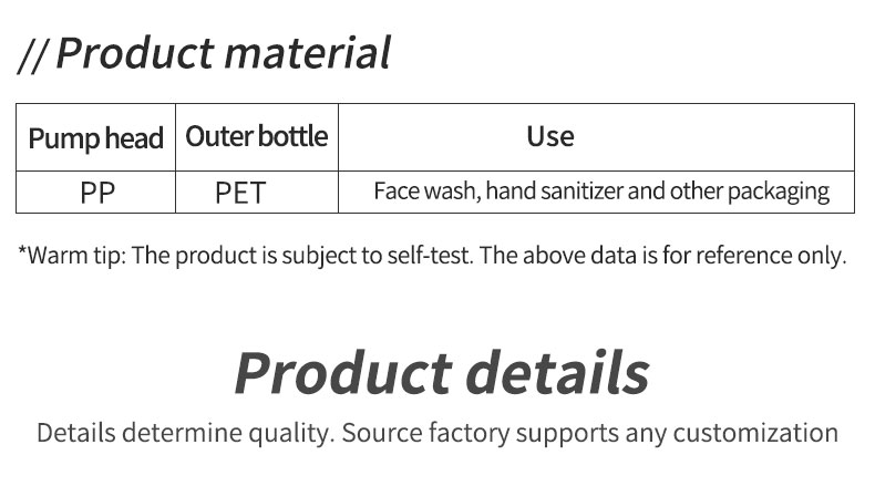 Sealing Type White Plastic Shampoo Bottles 100ml - 200ml Foam Pump Bottle With Foam Pump Head