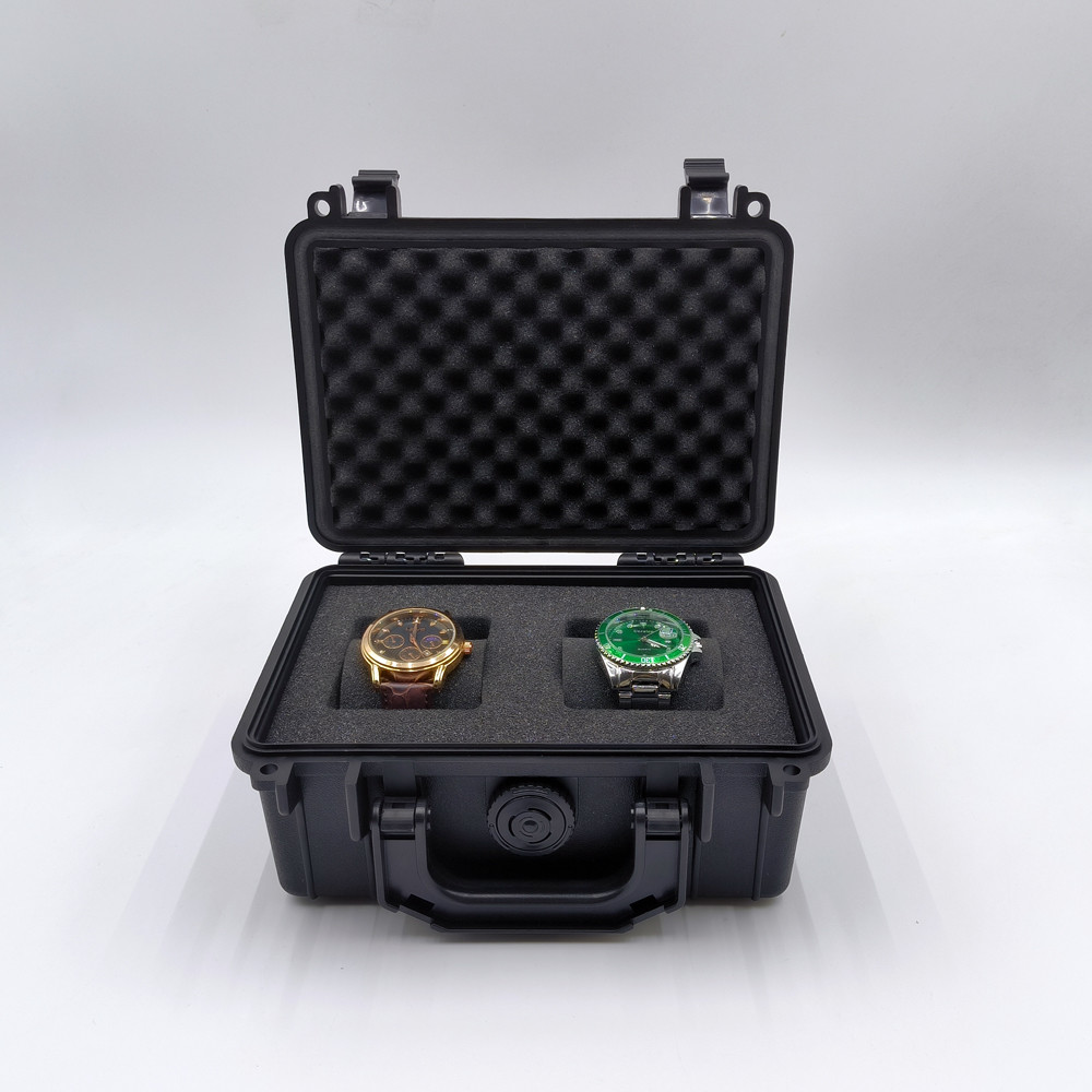 Two Watches Waterproof Watch Storage Pp Alloy Plastic Moisture Resistant