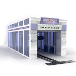 Powerful Brush Style Tunnel Car Wash Machine With Nine Brushes