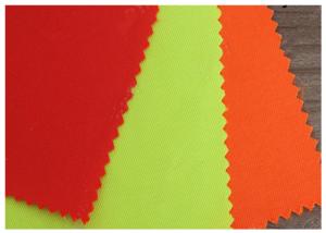 China Fluorescent Yellow Fabric 80 Polyester 20 Cotton Fabric Water And Oil Resistant wholesale