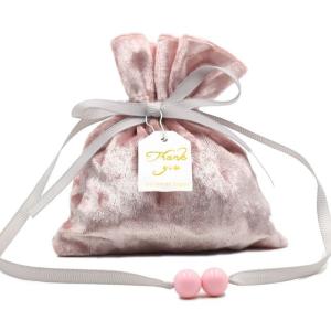China Nylon Rope Velvet Makeup Pouch , 7x9cm Shopping Gift Bag wholesale