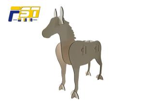 China Modern Custom Cardboard Box Furniture , Corrugated Cardboard Furniture For Animal Model wholesale