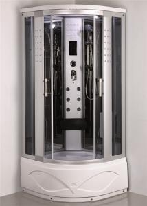 China Comtemporary Steam Room Shower Combo With Whirlpool Tub ABS Tray Material wholesale