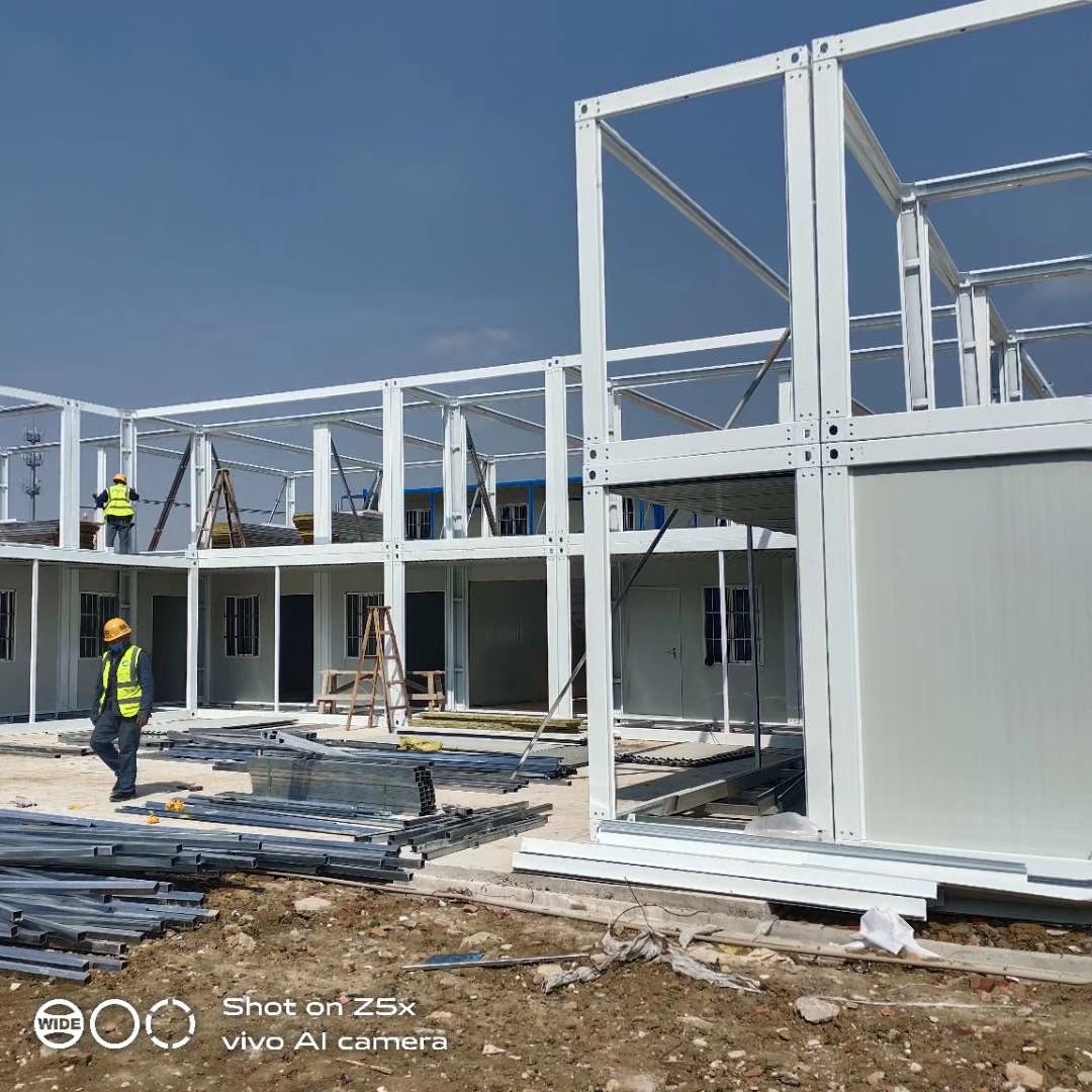 Module Prefabricated Container House Q235B Galvanized Steel Frame
