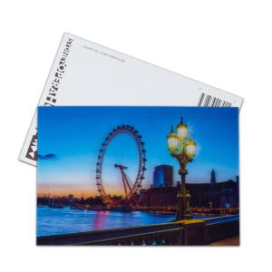 China Roller Coaster Parks Lenticular 3D motion Card Souvenir Gift Card moving pictures 3d wholesale
