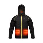 Windproof Electric Heated Jacket S-3XL Men Hooded Jacket
