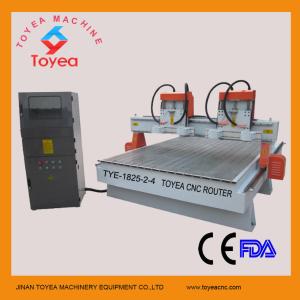 China Strong Multi-heads China CNC Carving machine TYE-1825-2T4 wholesale