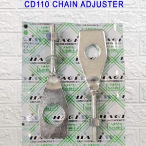China Universal CD110 Motorcycle Chain Adjuster Aluminum Motorcycle Spare Parts wholesale