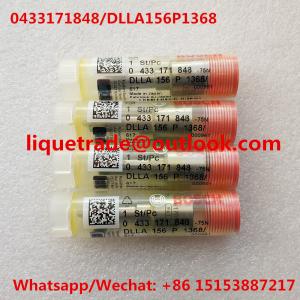China BOSCH nozzle 0433171848 , DLLA156P1368 , 0 433 171 848 , DLLA 156 P 1368 wholesale