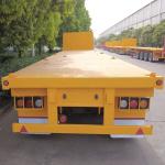 Steel 4 Axle 50ft Flatbed Container Semi Trailer SHACMAN CIMC