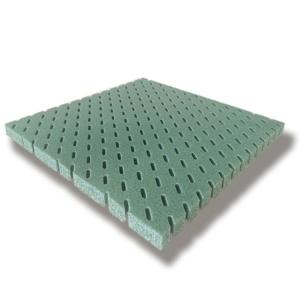 China 1/2 Inch Shock Absorbing Floor Tiles Low Maintenance Customized Color wholesale