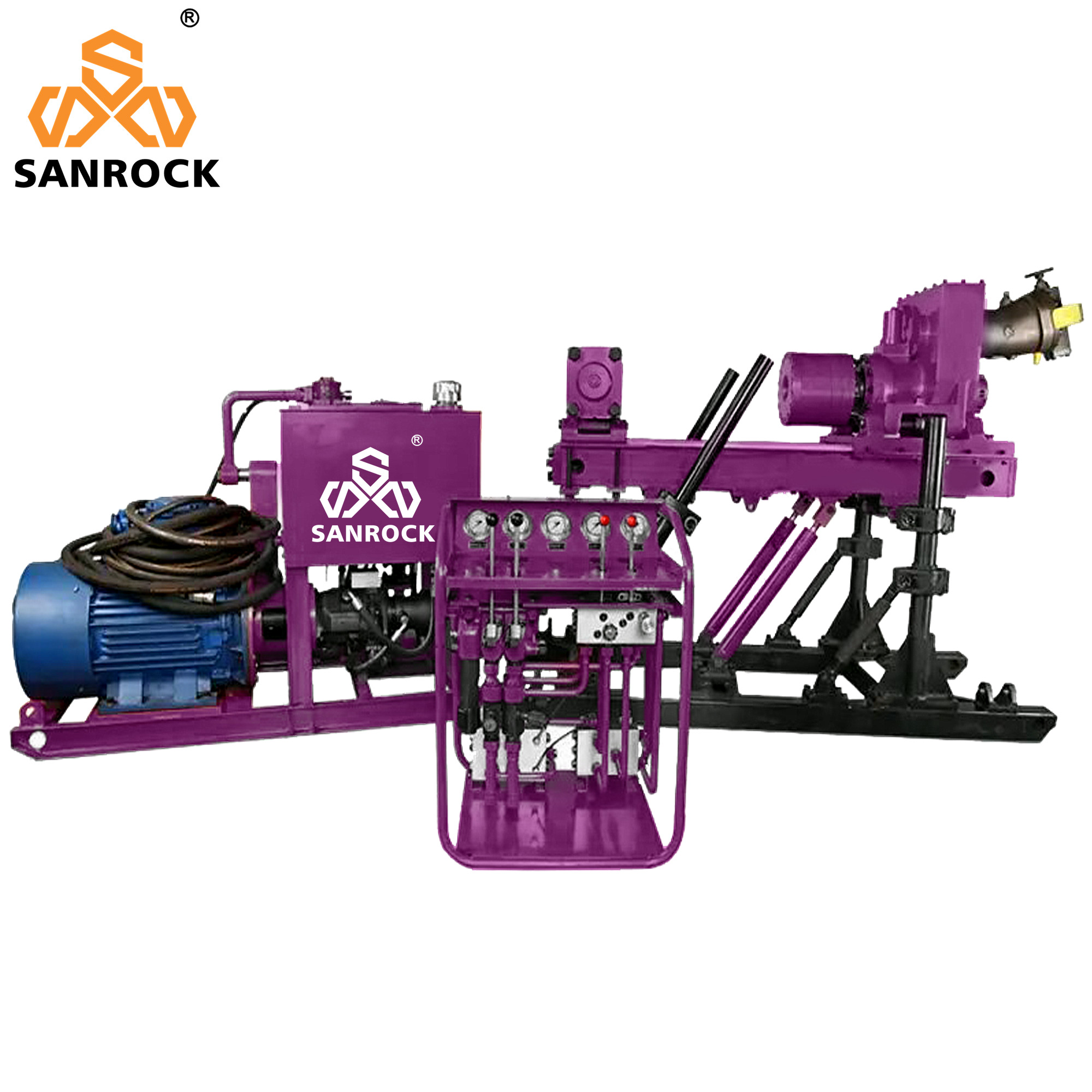 Small Core Drilling Equipment Hydraulic Exploration Mobile Underground Core Drilling Rig
