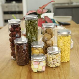 China Plastic Pickle Jars 250ml With Lid For Coffee Beans wholesale
