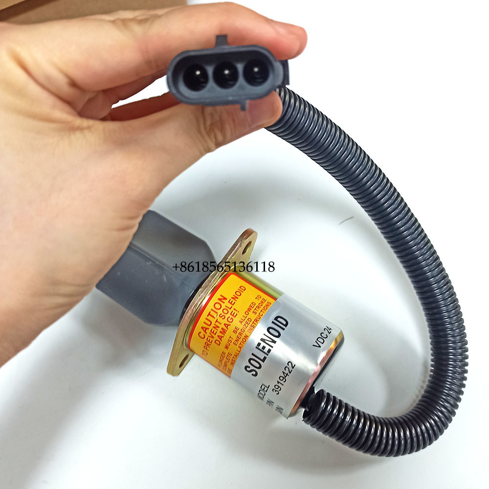 3919422 12V/24V Fuel Shutoff Solenoid Valve For Ford 5.9L 8.3L Cummins