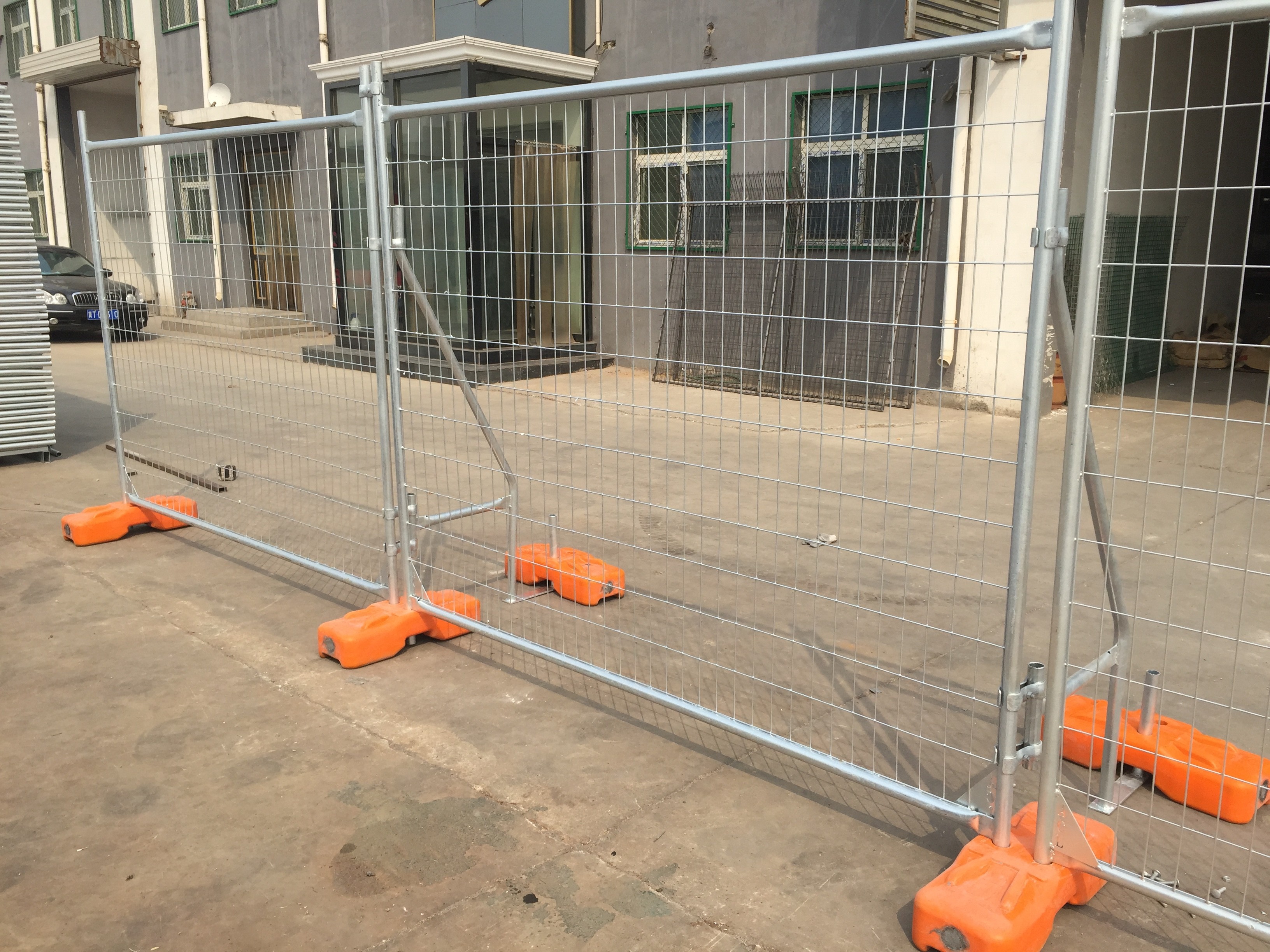 Temporary Fence panels SA area shipping temp fence panels to Adelaide hot dipped galvanied temp fence 2100mm x 2500mm