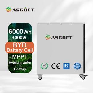 China 6KWH Lifepo4 off Grid Hybrid Inverter 3kw Solar Energy Storage System wholesale
