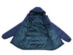 Quilted Nylon Packable Puffer Jacket Mens Blue Quilted Coat