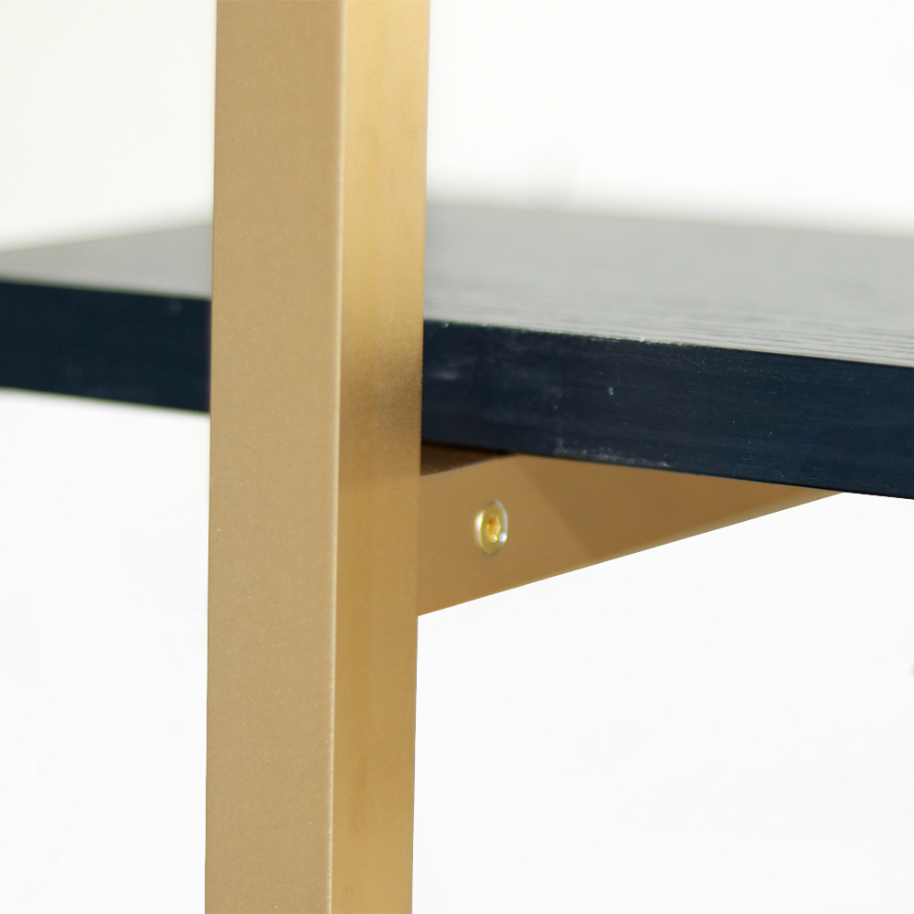 Gold Aluminum Wall Shelf