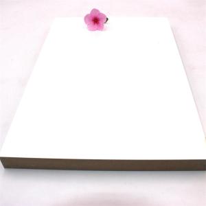 China Eco Friendly Matte White 0.35mm PET Laminated MDF Panels wholesale