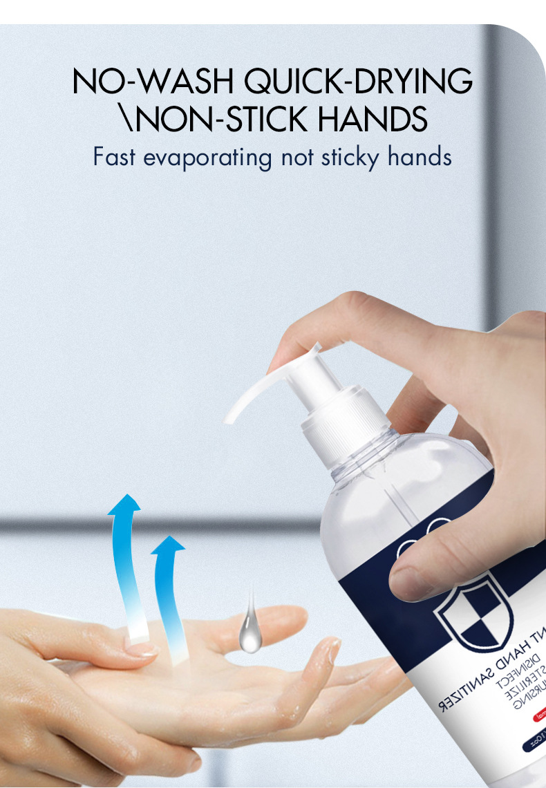 Alcohol FREE Hand Antimicrobial Hand Sanitizer Kills 99.99% Germs Wash Free