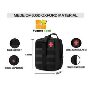 China 600D Oxford Medical Emergency Bag Outdoor First Aid Kit Combat Individual Tactical Bag wholesale
