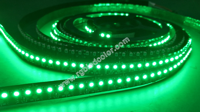 5v 3528 program control green single color led strip 144led