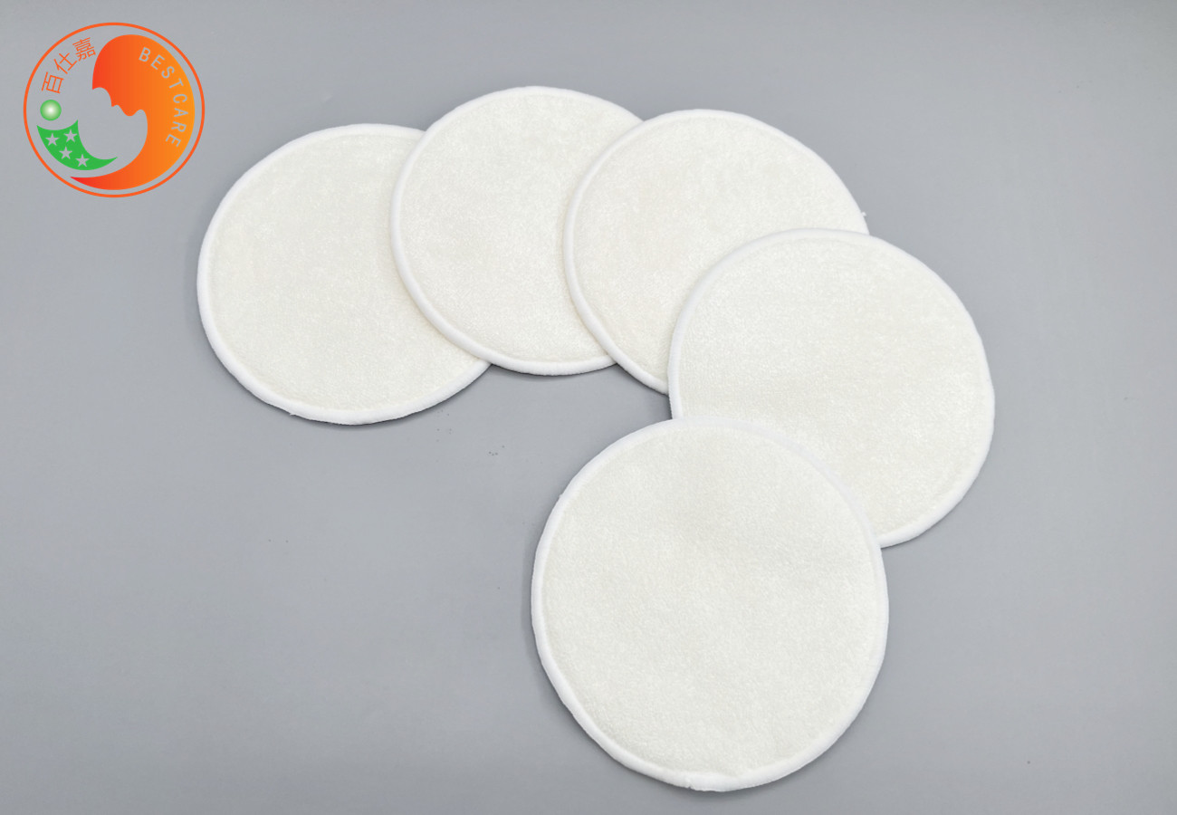 Comfort Washable Breast Pads Clothing Microfiber TPU PUL Towel Postpartum Leaking Proof OEM
