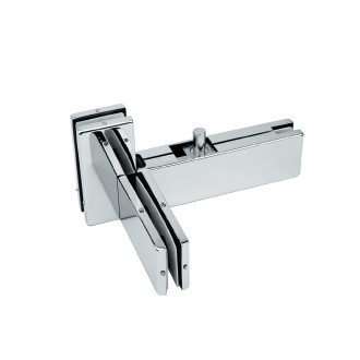 Glass Patch Fitting A-040R, Material aluminium, steel, stainless steel,