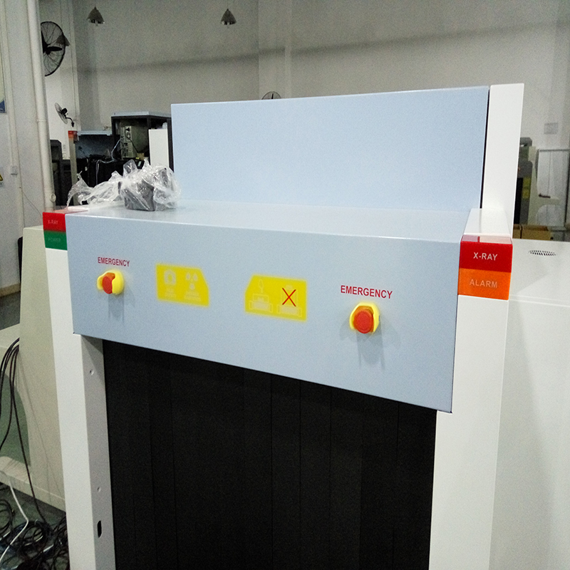 Dual View X Ray Luggage Scanner / Airport Security X Ray Machine Conveyor Type