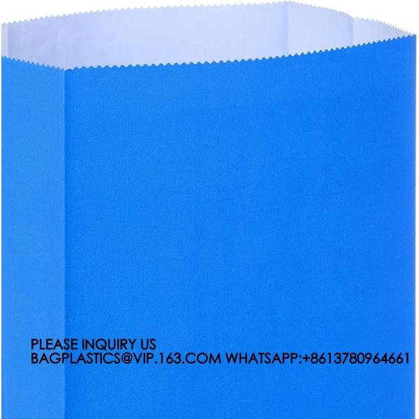 Solid Color Party Favor And Wrapped Treat Bags Blue, Red, Green, Yellow, Orange, Pink For Birthdays