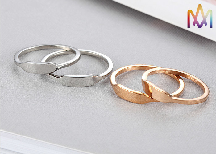 1.5mm Thickness Openable Flat Top Personalized Jewelry Ring
