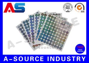 China Transparent Adhesive Holographic Security Stickers 3d Hologram Printed wholesale