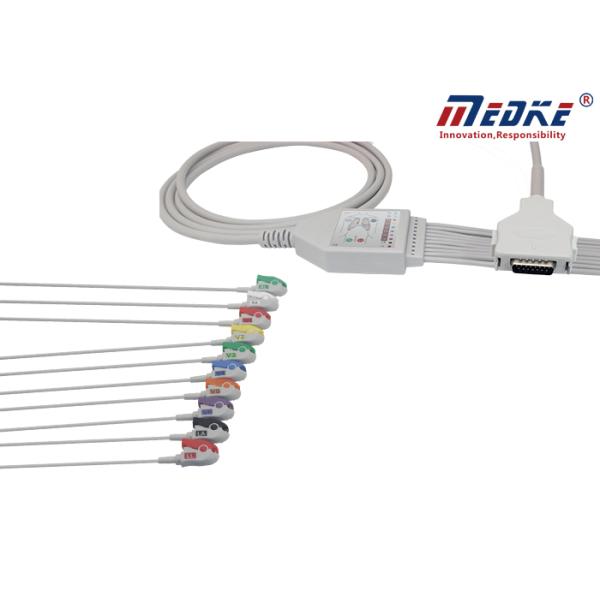 AHA Coding FDA Shielded 10 Leads FX102F Ecg Patient Cable