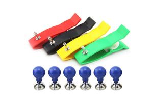 China Copper Nickel Plating Clamp 6pcs , Suction Ecg Ekg Cable Accessories For Adult wholesale