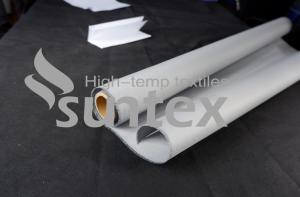 China Thermal Insulation Fire Protection Heat Resistant PU Coated Fiberglass Fabric for Welding Blanket wholesale