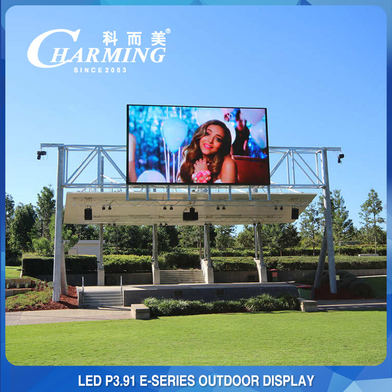 16 Bit P3.91 Rental LED Display Front Protection For Events Background Outdoor