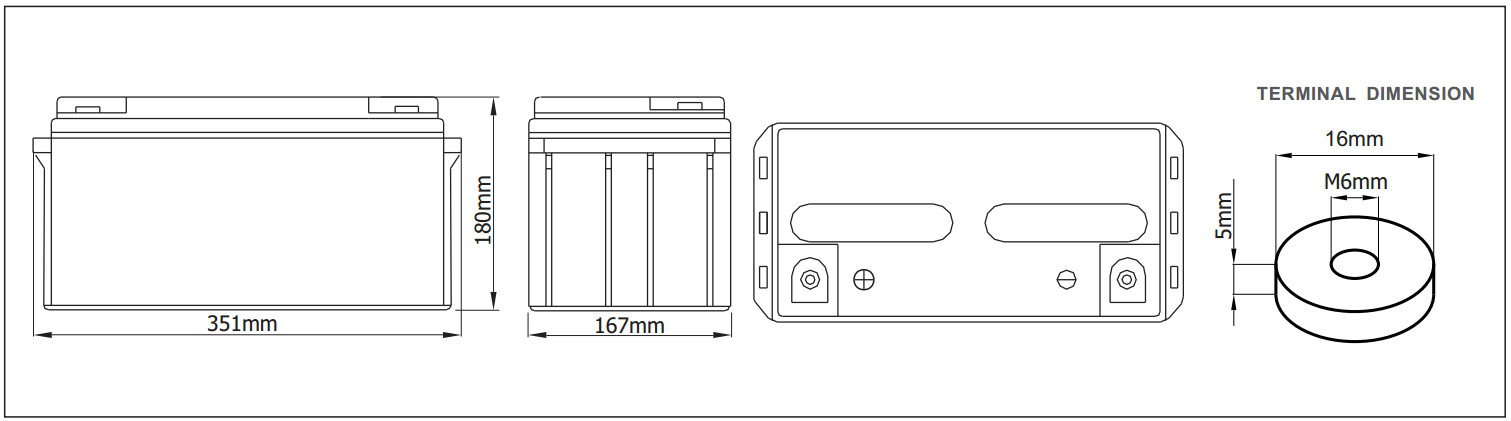 High Capacity 12v UPS Battery , Valve Regulated Lead Acid Battery For Telecom