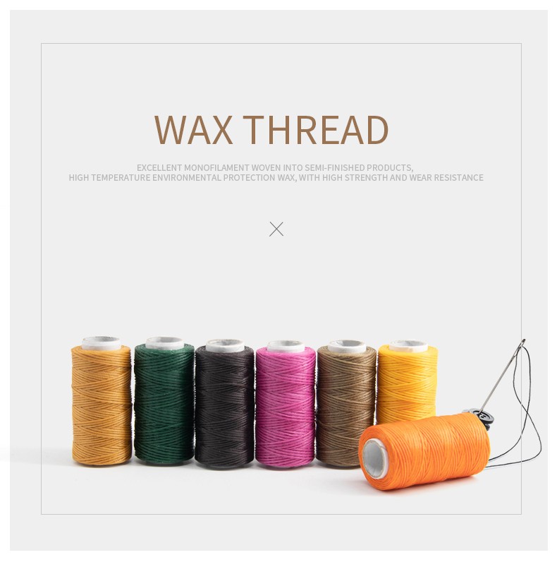 Chemical-Resistant Polyester Waxed Sewing Thread for Customized Flat Wax Thread