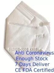 China White Anti Haze N95 Respirator Mask Pollution Resistant For Preventing Flu wholesale
