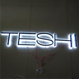 China Business Enseigne Lumineuse 3D Letter Sign Edge Lit wholesale