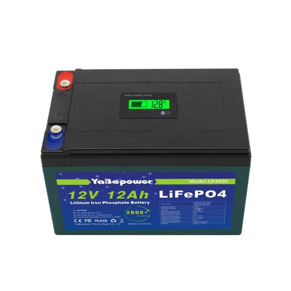 Hot Sale Factory Customized 12v 12Ah Discharge Current 6A Lifepo4 Battery With