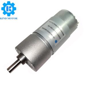 China 24vdc Micro DC Geared Motor , 10 Rpm Dc Gear Motor 37mm Diameter wholesale