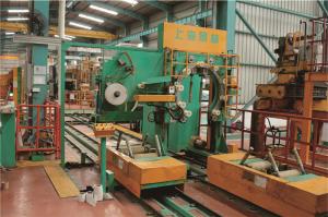 China 380V 50Hz Steel Coil Wrapping Line OD800-1500mm With Turnstile Tilting Machine wholesale