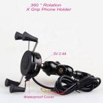 Aluminium X Claw Motorcycle Phone Mount For 3.5-6'' Cell Phone