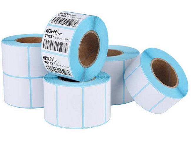 70gsm Acrylic Direct Thermal Labels Jumbo Roll 1070mm x 1500m