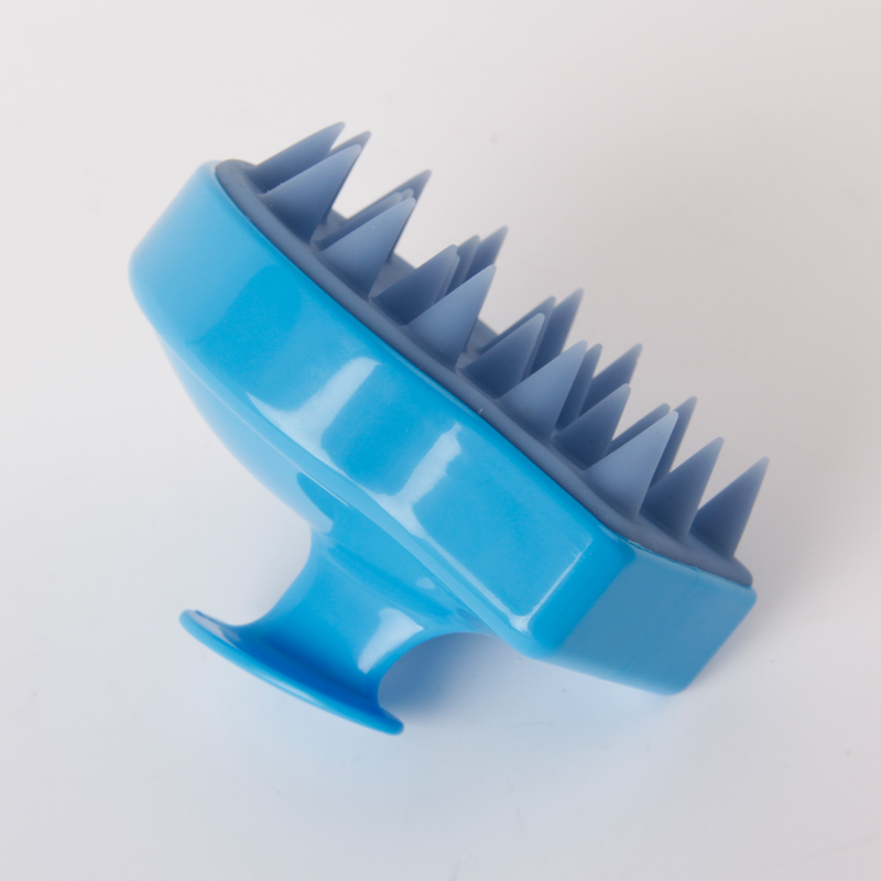 Handy Personal Massager Scalp Scrubber Shampoo Brush Nano Silver Head