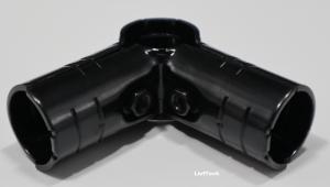 China L Type Metal Pipe Connectors Metal Tube Joints For 28mm Pipe wholesale